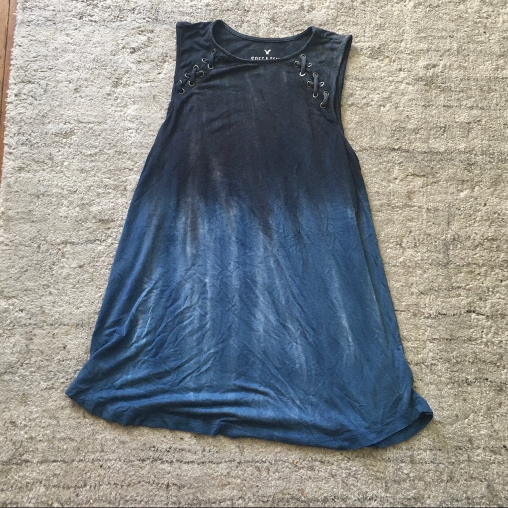 AEO tie-dye tank